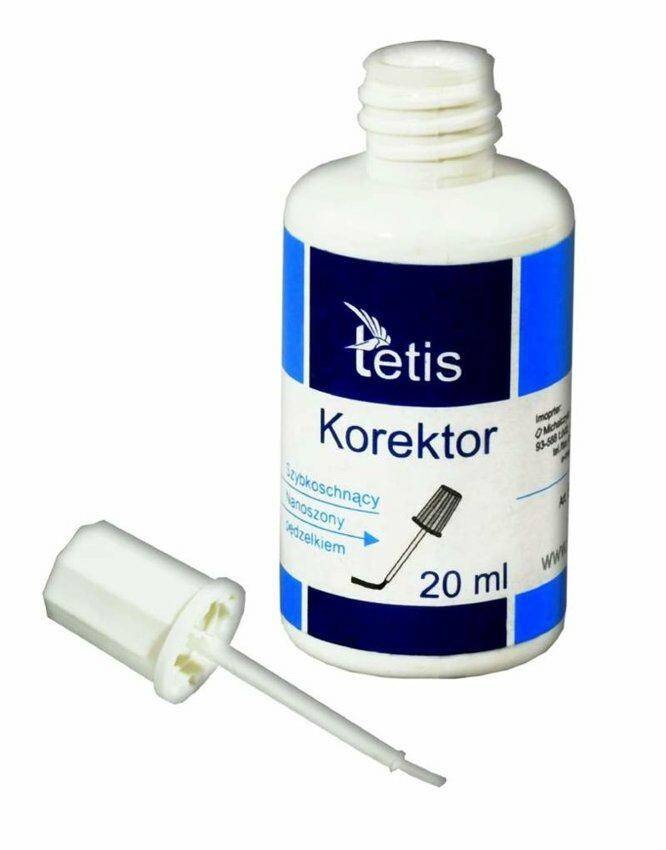 KOREKTOR TETIS w pędzelku 20ml. BK100-AP