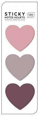 Karteczki samoprzyl.kształty HEARTS INT