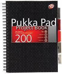PUKKA ProjectBook A4 linia czarny