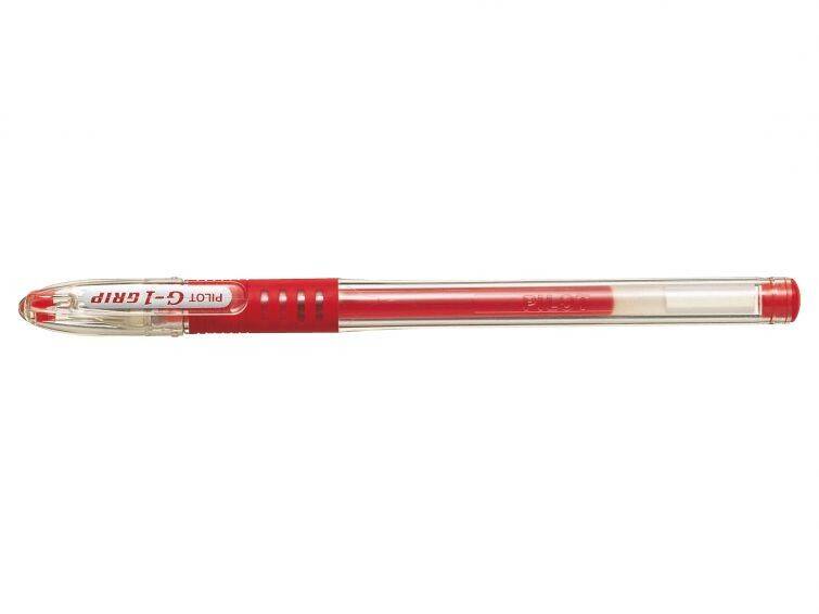 Długopis PILOT G1-Grip żel czerwony 0,25 (Zdjęcie 1)