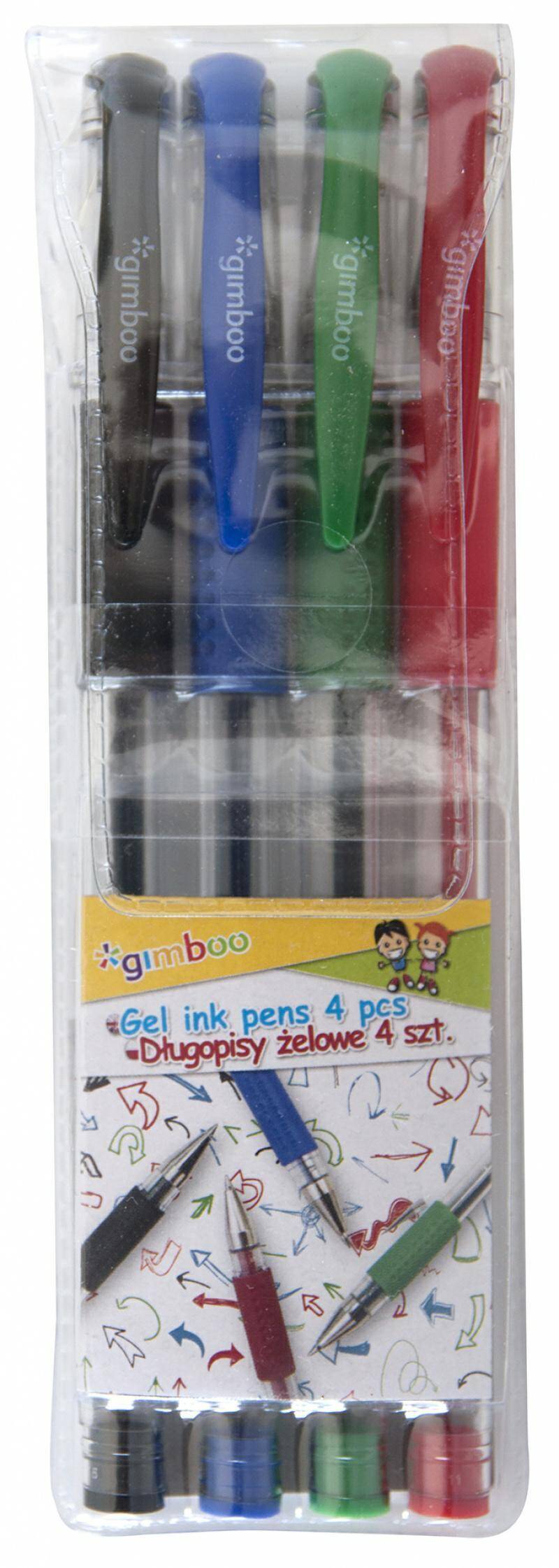 Długopis GIMBOO 4szt. żel