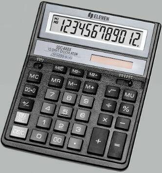 Kalkulator ELEVEN SDC888XBK 12miejsc (Zdjęcie 1)