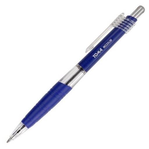 Długopis TOMA T0-38 niebieski aut.