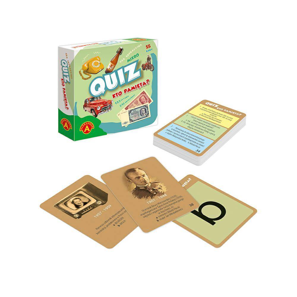 Gra kieszonkowa Quiz Kto pamięta