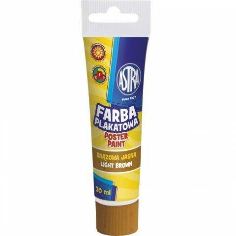 Farba plakatowa tubka j.brąz 30ml  1szt.