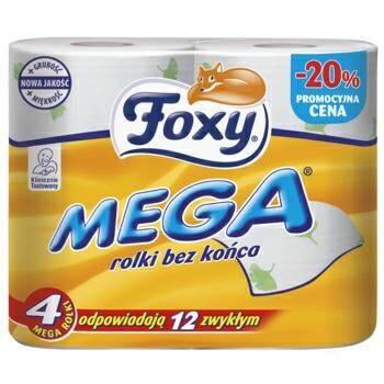 Papier toal.FOXY MEGA a4szt. BIAŁY 160