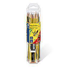 Ołówek NORIS 12szt.HB+gumka+temperówka