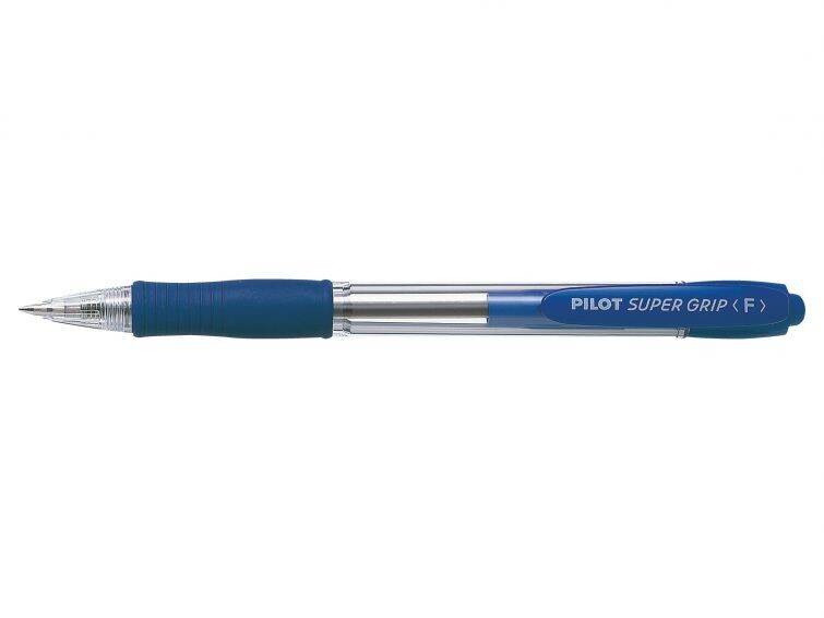 Długopis PILOT Super Grip niebieski <F> (Zdjęcie 1)
