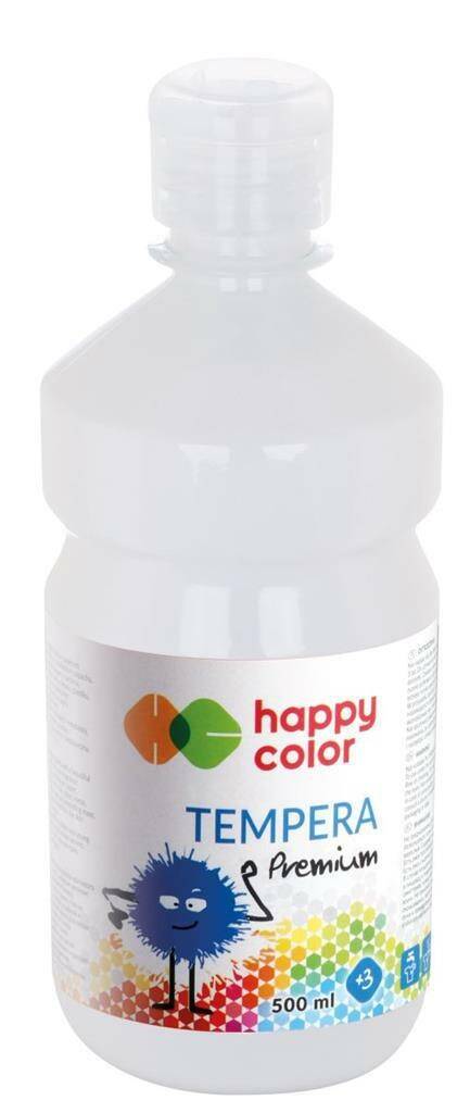 Farba HappyColor 1000ml biała TEMPERA