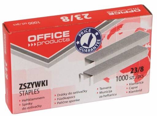 Zszywki 23/8 OFFICE 1000szt.