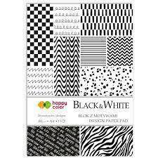Blok z motywami Black&White A4