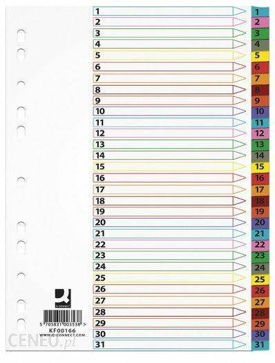 Przekładki A4 1-31 KF00166 lamin.indeksy