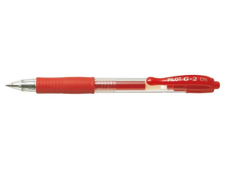 Długopis PILOT G2 żel czerwony 0,5