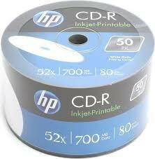 CD-R 700MB  stos 50szt. HP