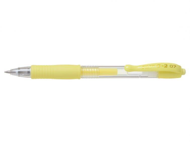 Długopis PILOT G2 pastel żółty (Zdjęcie 1)