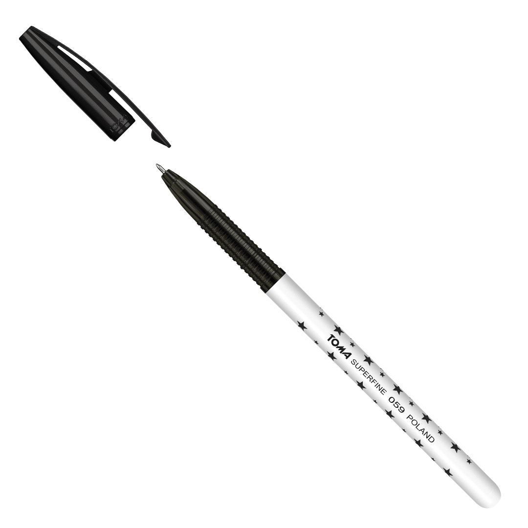Długopis TOMA G-59 czarny Gwiazdka (Zdjęcie 1)