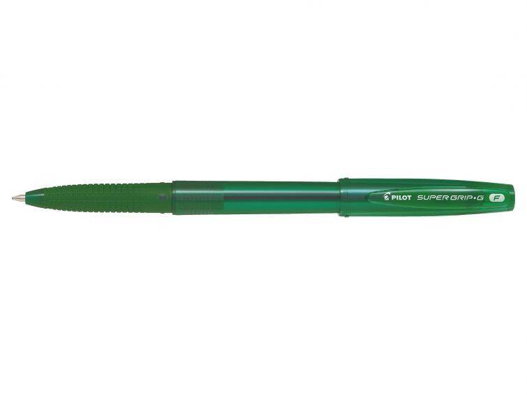 Długopis PILOT SuperGrip G zielony skuwk (Zdjęcie 1)