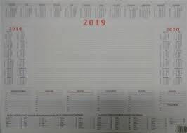 Kalendarz podkład B3 bez listwy MILA 40k