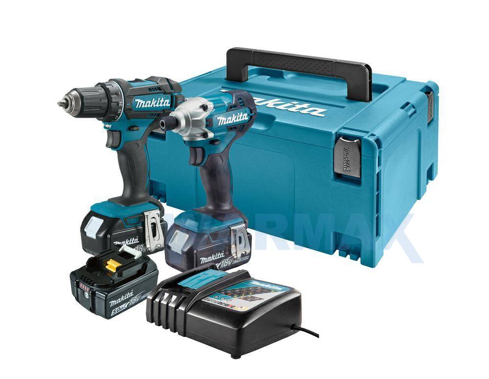 MAKITA Zestaw narzędzi akumulatorowych 18V DLX2339JX1