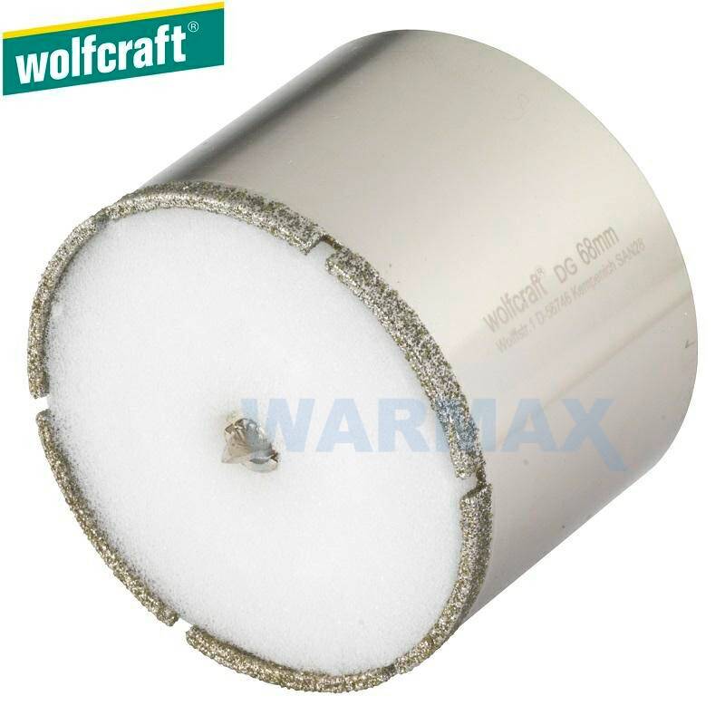 WOLFCRAFT Otwornica diamentowa do płytek 74 mm Ceramic