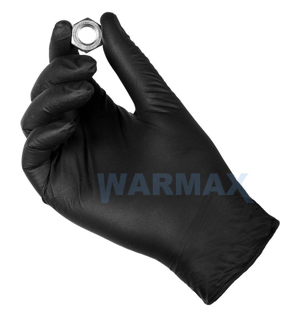 NEO Rękawiczki nitrylowe, czarne, 100 sztuk, rozmiar L (Zdjęcie 4)