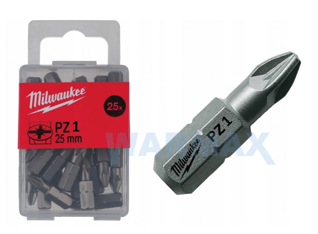 MILWAUKEE Bit PZ2 25 mm (25 szt.)