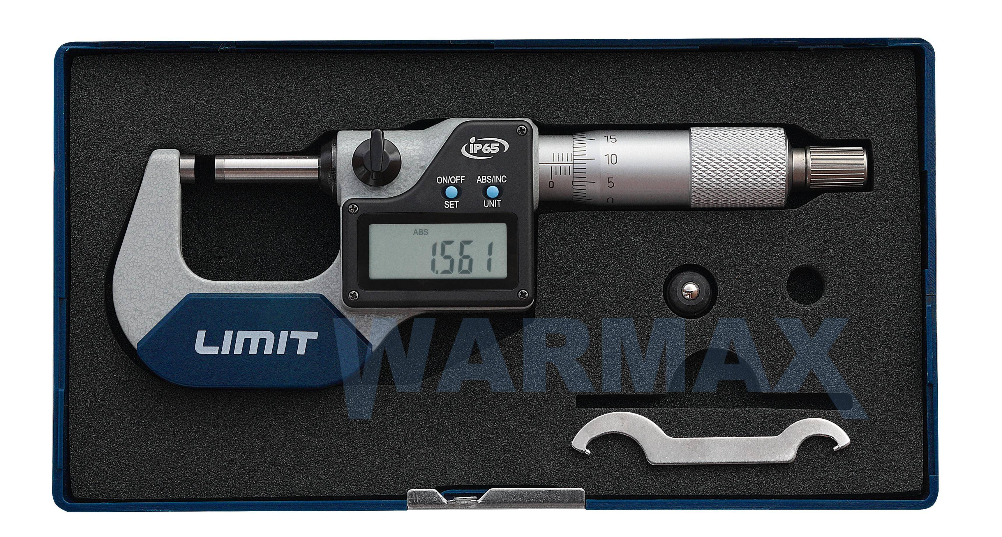 LIMIT Mikrometr cyfrowy Limit MDA IP65 0-25 mm (Zdjęcie 2)