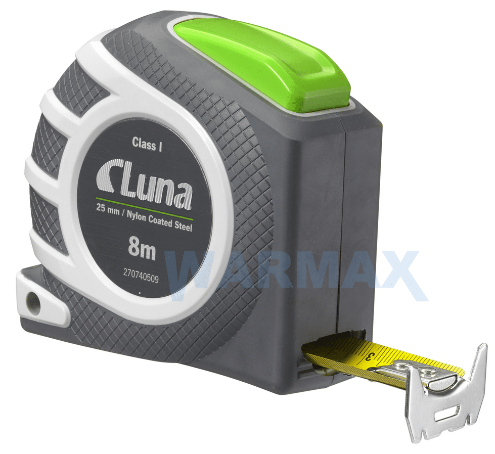 LUNA Miara stalowa zwijana LAL Auto Lock MAG 8m