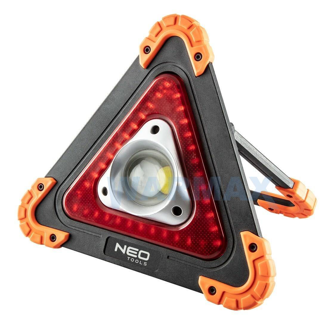 NEO Lampa bateryjna + trójkąt ostrzegawczy 2 w 1