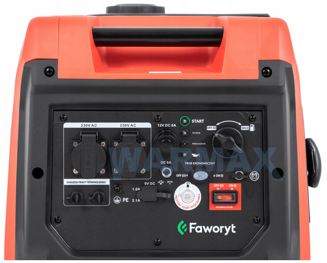 FAWORYT Agregat prądotwórczy inwertorowy 4KW E-START GI4000E (Zdjęcie 5)