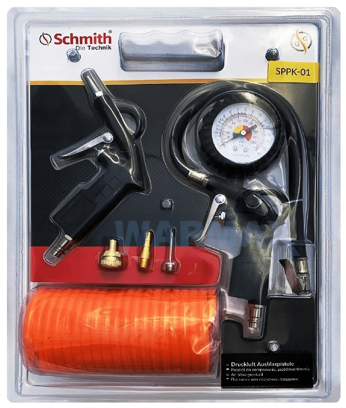 SCHMITH Zestaw pneumatyczny do kompresora 6 elementów (Zdjęcie 1)