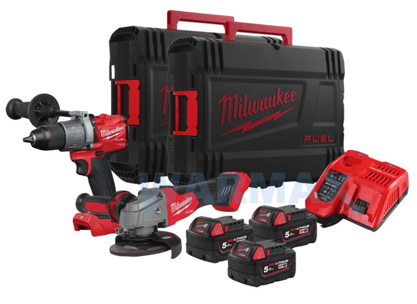 MILWAUKEE Zestaw narzędzi akumulatorowych Powerpack M18 18V FPP2Y2-503X