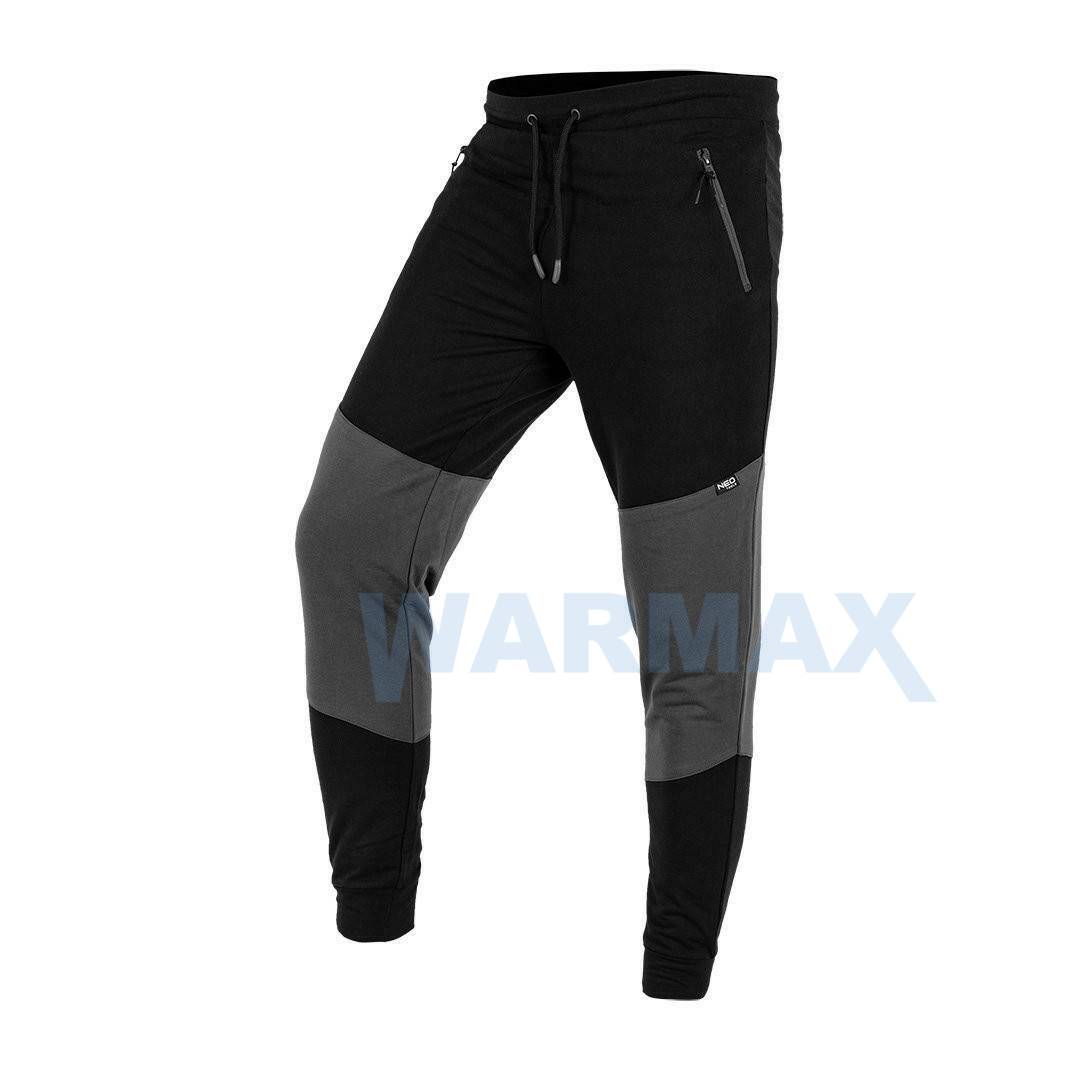 NEO Spodnie dresowe COMFORT, czarno-szare - rozmiary S-3XL