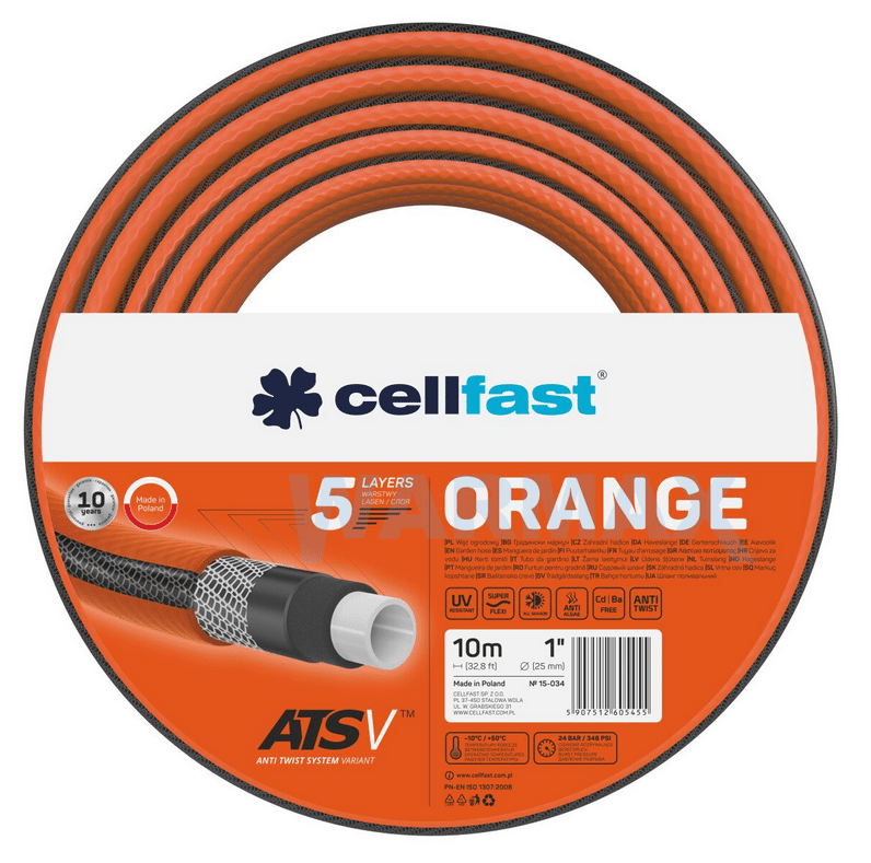 CELLFAST Wąż ogrodowy Orange ATSV 1