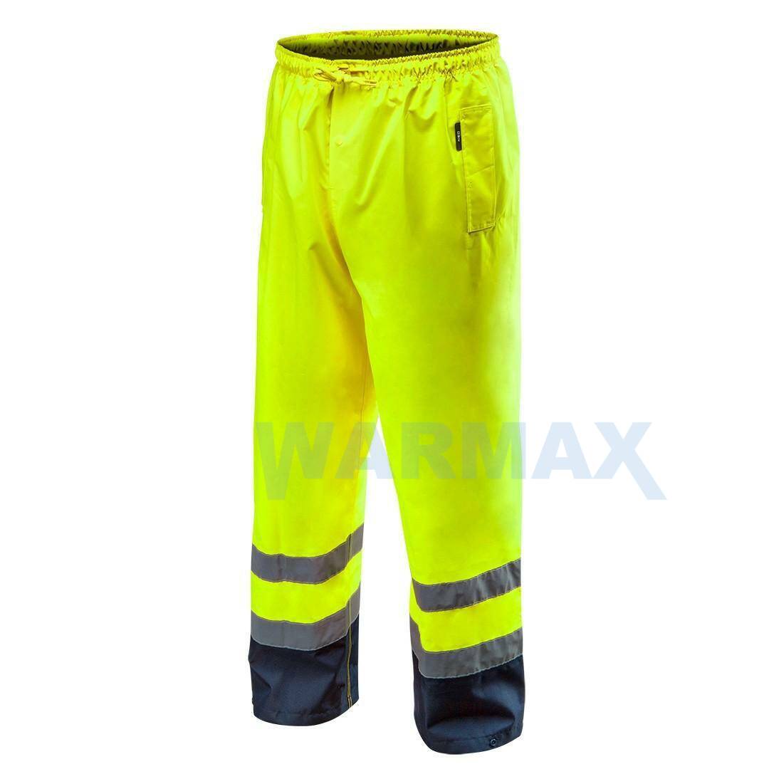 NEO Spodnie robocze ostrzegawcze wodoodporne, żółte - rozmiary S-3XL