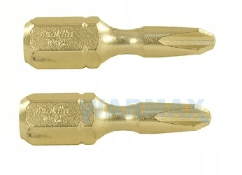 MAKITA Bit wkrętakowy PZ2 25mm Impact Gold (2 szt.)