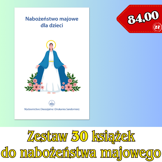 Zestaw 30 książeczek do nabożeństwa majowego dla dzieci