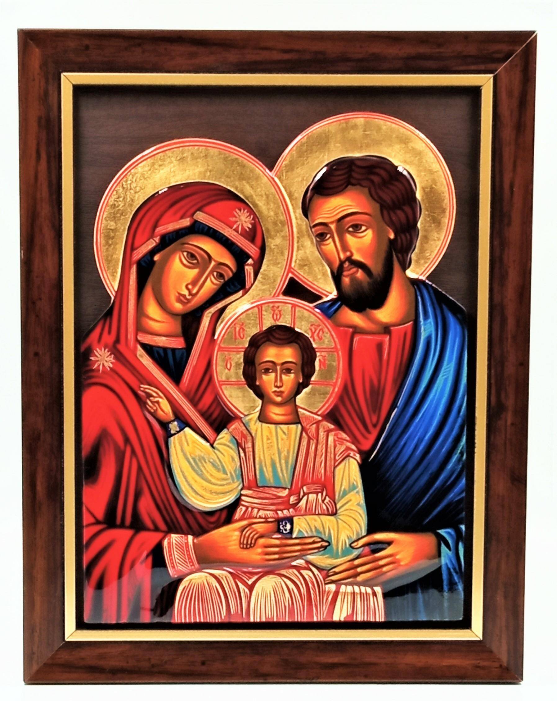 Ikona Ceramika 178-037 Św. Rodzina brąz (Zdjęcie 1)