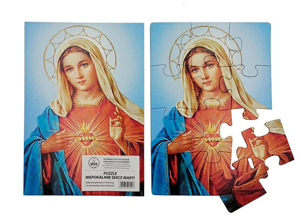 Puzzle - Niepokalane Serce Maryi (Zdjęcie 1)