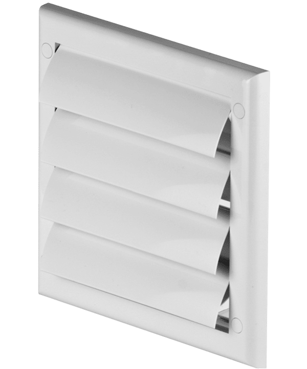 Kratka wentylacyjna biała 14x14 fi100 (Zdjęcie 1)
