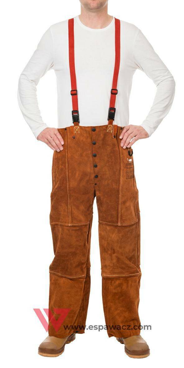 Spodnie spawalnicze skórzane Lava Brown™