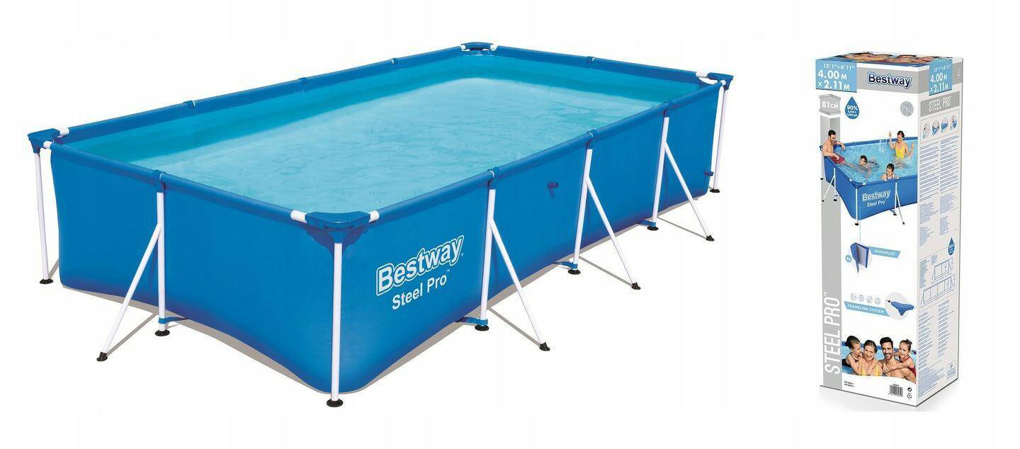BEST BASEN STELAŻOWY 400x211x81CM. 56405