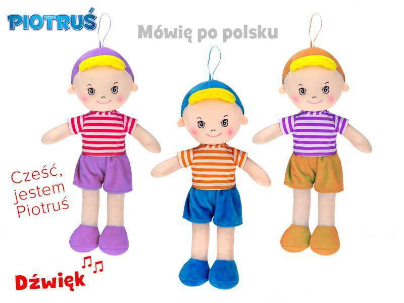 LALKA SZMACIANA PIOTRUŚ Z GŁOSEM 2326
