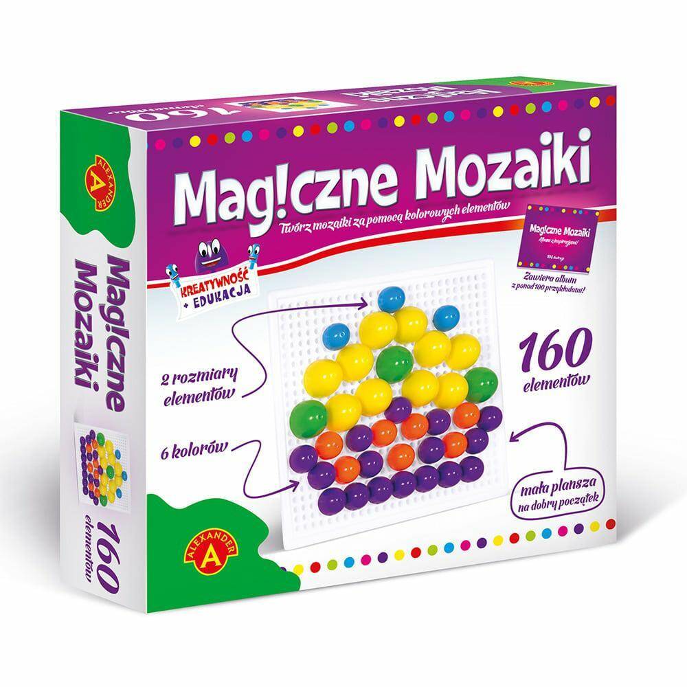 MAGICZNE MOZAIKI- KREAT.I EDUK.160/6650