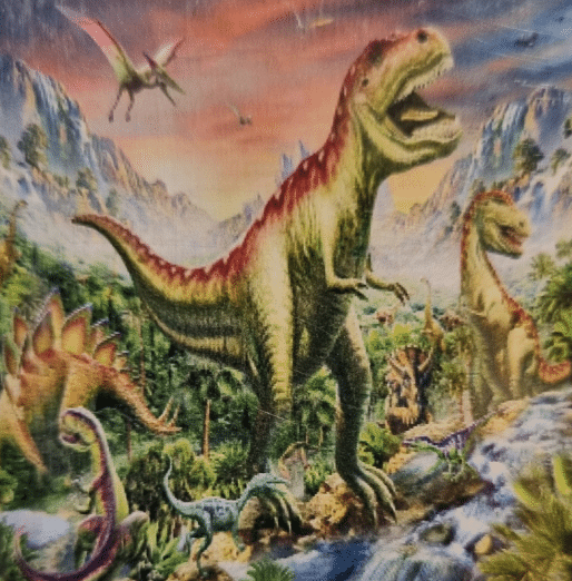 MOZAIKA DIAMENTOWA 5D 30x40CM.DINO.61669