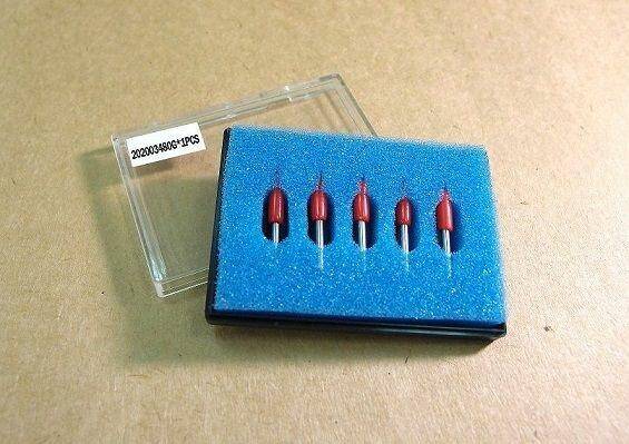 Nóż GCC 2,5 mm czerwony standard, fluo 45° offset 0,25 mm