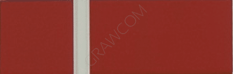 Laminat Lasertec 5130 1220x610x0,7mm czerwony/biały mat z podkładem klejącym