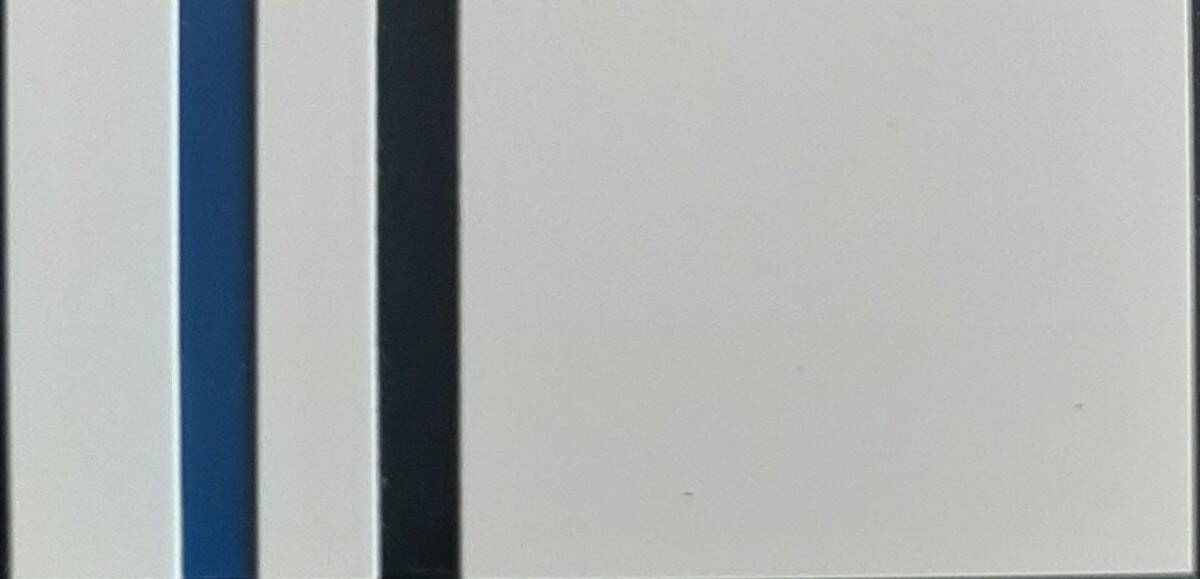 Laminat Lasertec 5110/70/20 2PLY 1220x610x1,8mm trzywarstwowy biały/niebieski/czarny mat 