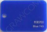 Plexi Perspex 743 1000x600x3,0mm niebieska 