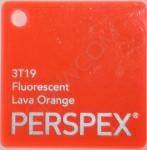 Plexi Perspex 3T19 1000x600x3,0mm fluorescencyjna pomarańczowa